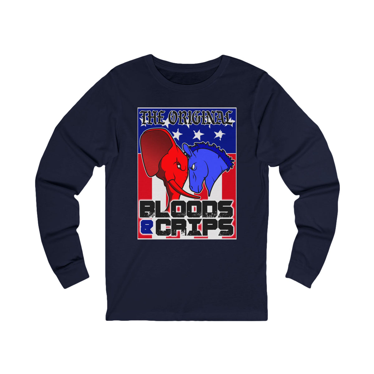 Bloods and Crips Unisex Jersey Long Sleeve Tee