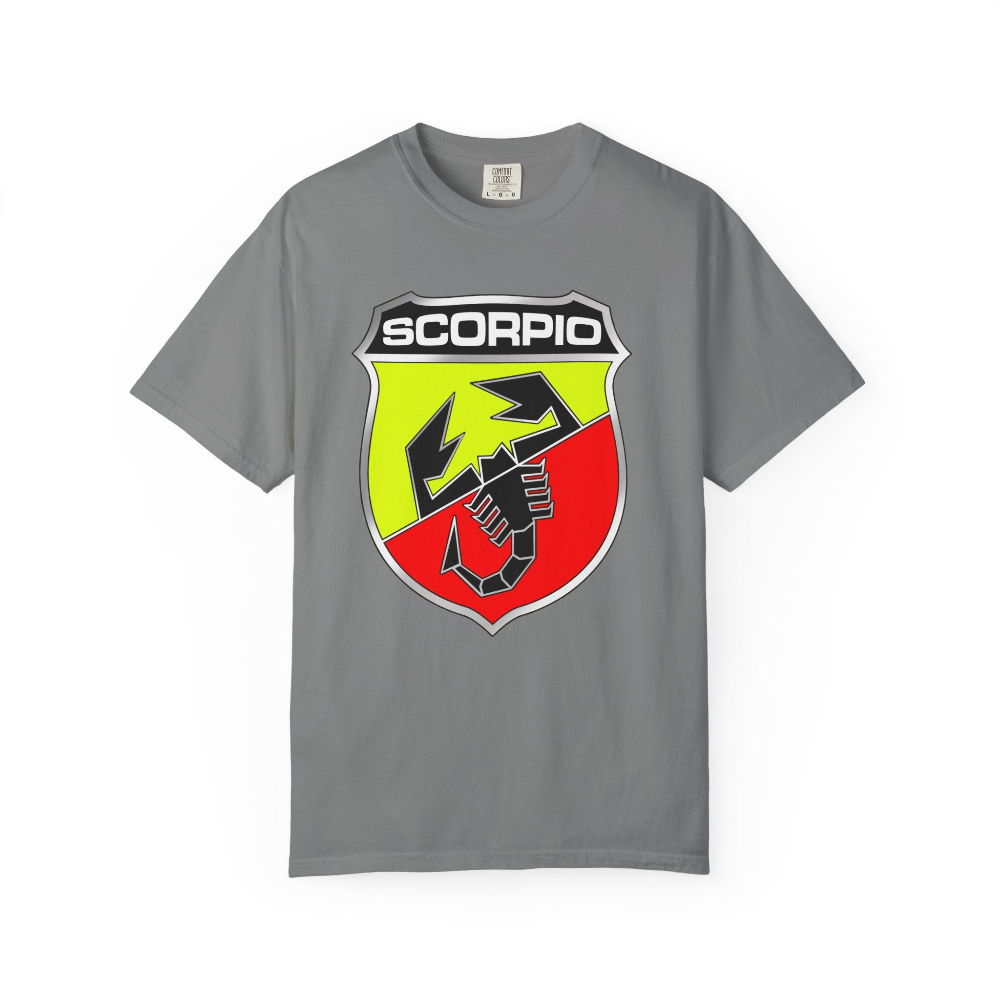 Scorpio (E) Fiat Abarth Heavyweight Box-Cut Tshirt