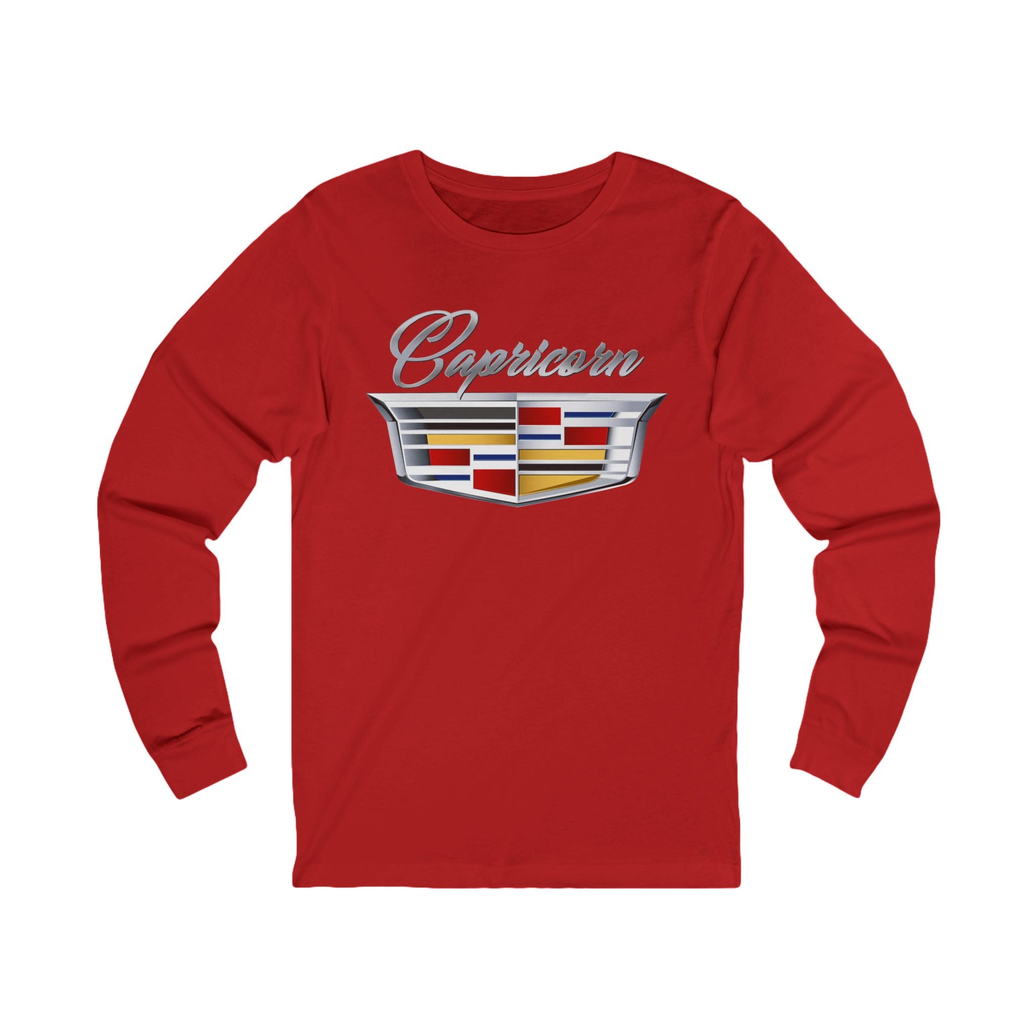Capricorn (D) Cadillac Edition Unisex Jersey Long Sleeve Tee