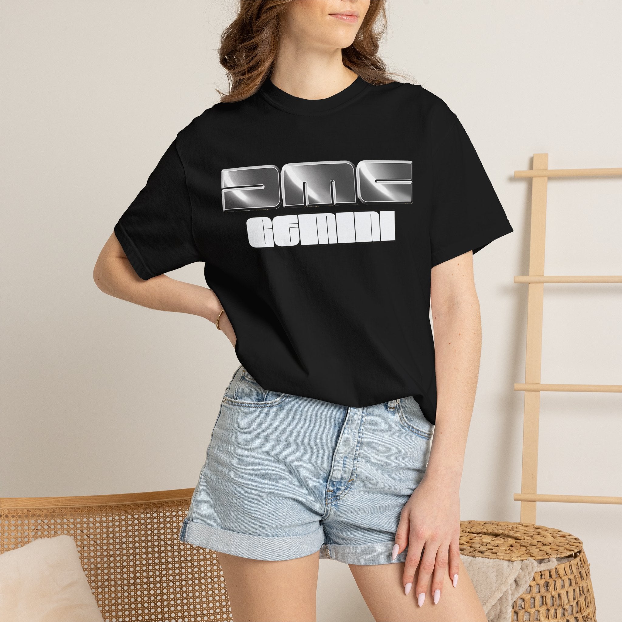 Gemini (D) Deloean Edition Heavyweight Box-Cut Tshirt