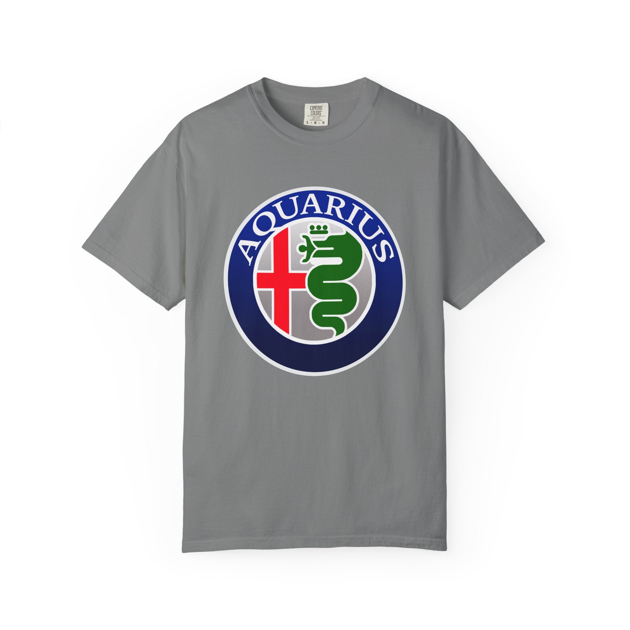 Aquarius (E) Alfa Romeo Edition Heavyweight Box-Cut Tshirt