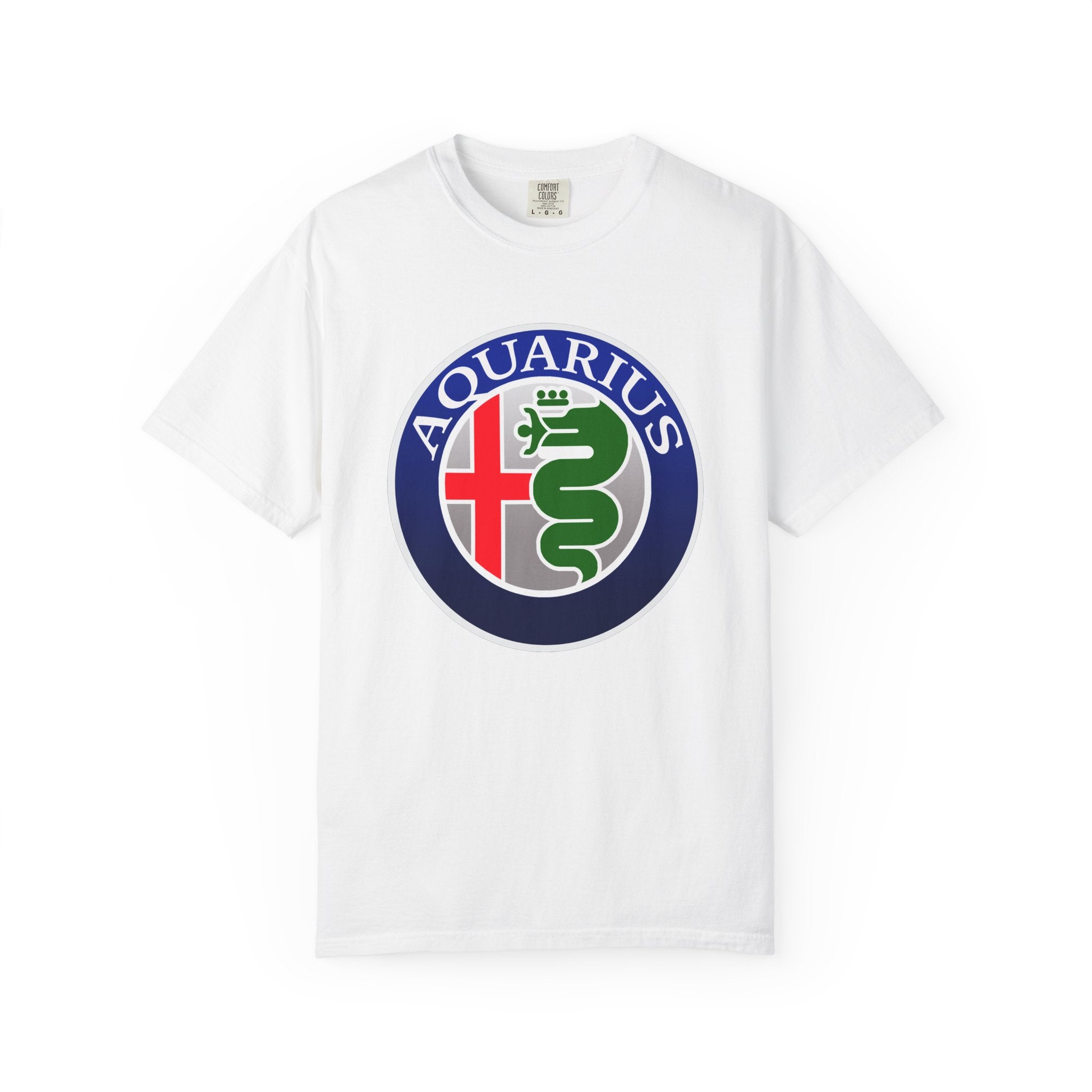 Aquarius (E) Alfa Romeo Edition Heavyweight Box-Cut Tshirt