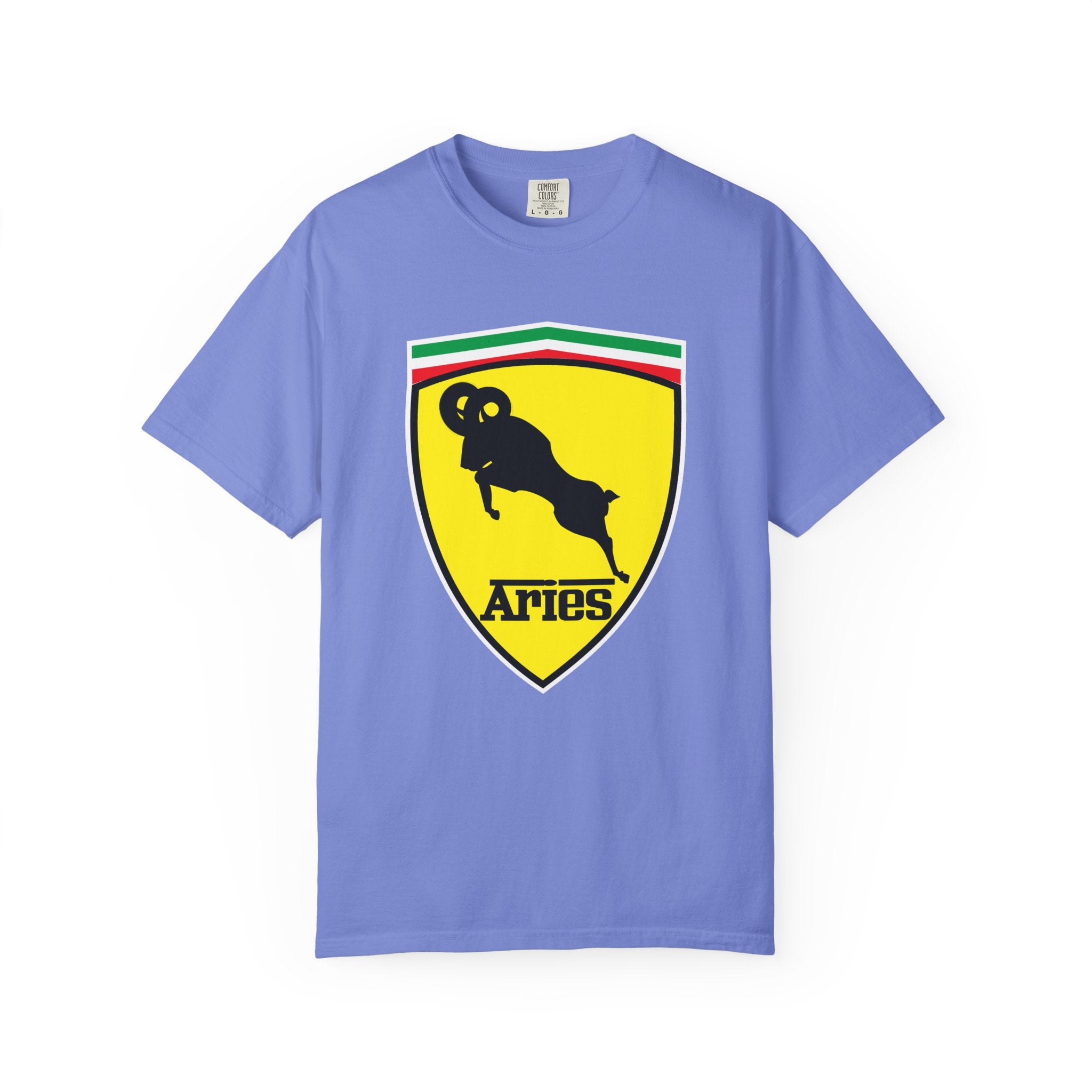 Aries (E) Aries Ferrari Edition Heavyweight Box-Cut Tshirt