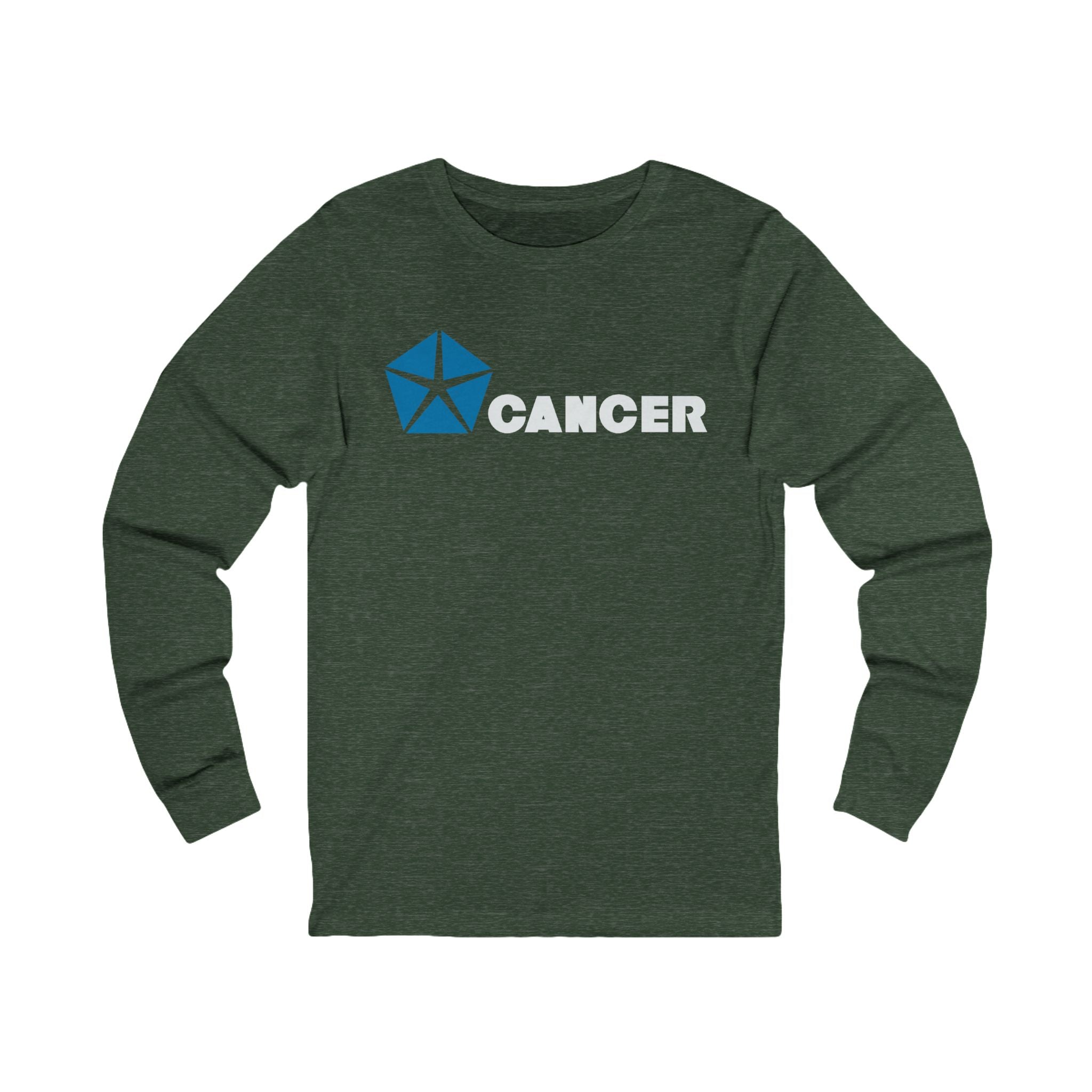 Cancer (D) Chrysler Edition Unisex Jersey Long Sleeve Tee