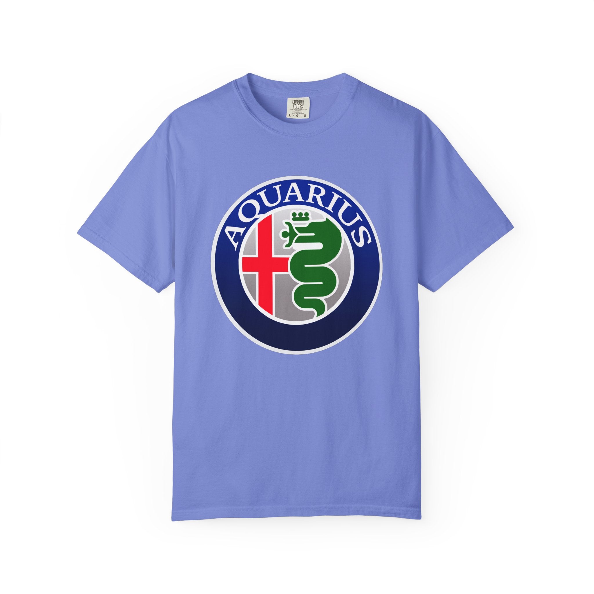Aquarius (E) Alfa Romeo Edition Heavyweight Box-Cut Tshirt