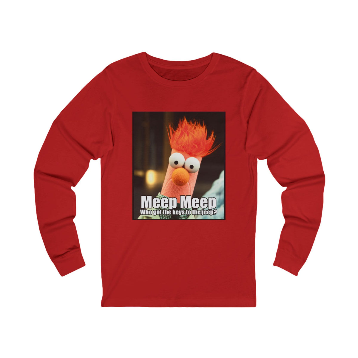 Beeker Meep Meep Unisex Jersey Long Sleeve Tee