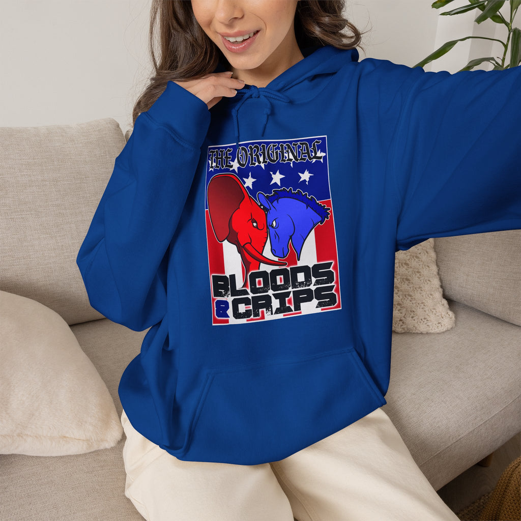 Bloods and Crips Hooded Sweatshirt
