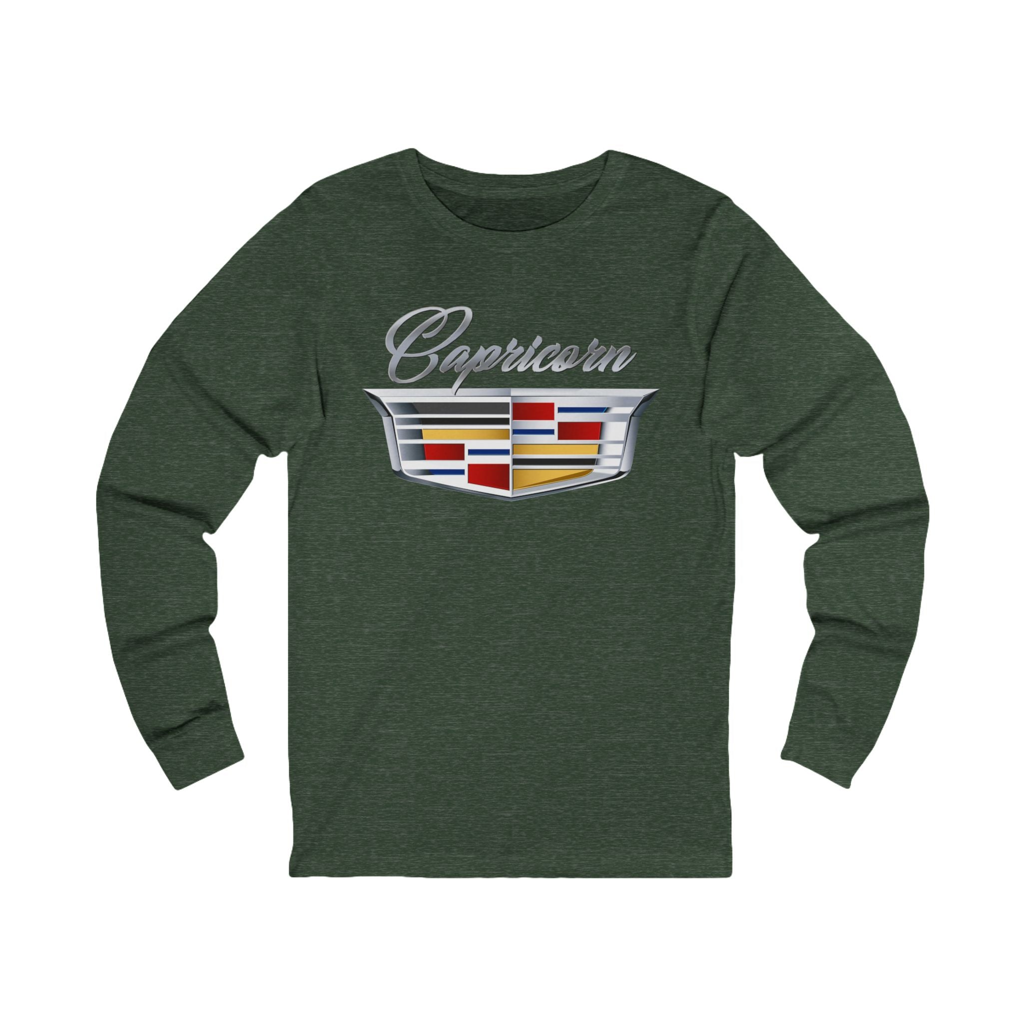 Capricorn (D) Cadillac Edition Unisex Jersey Long Sleeve Tee