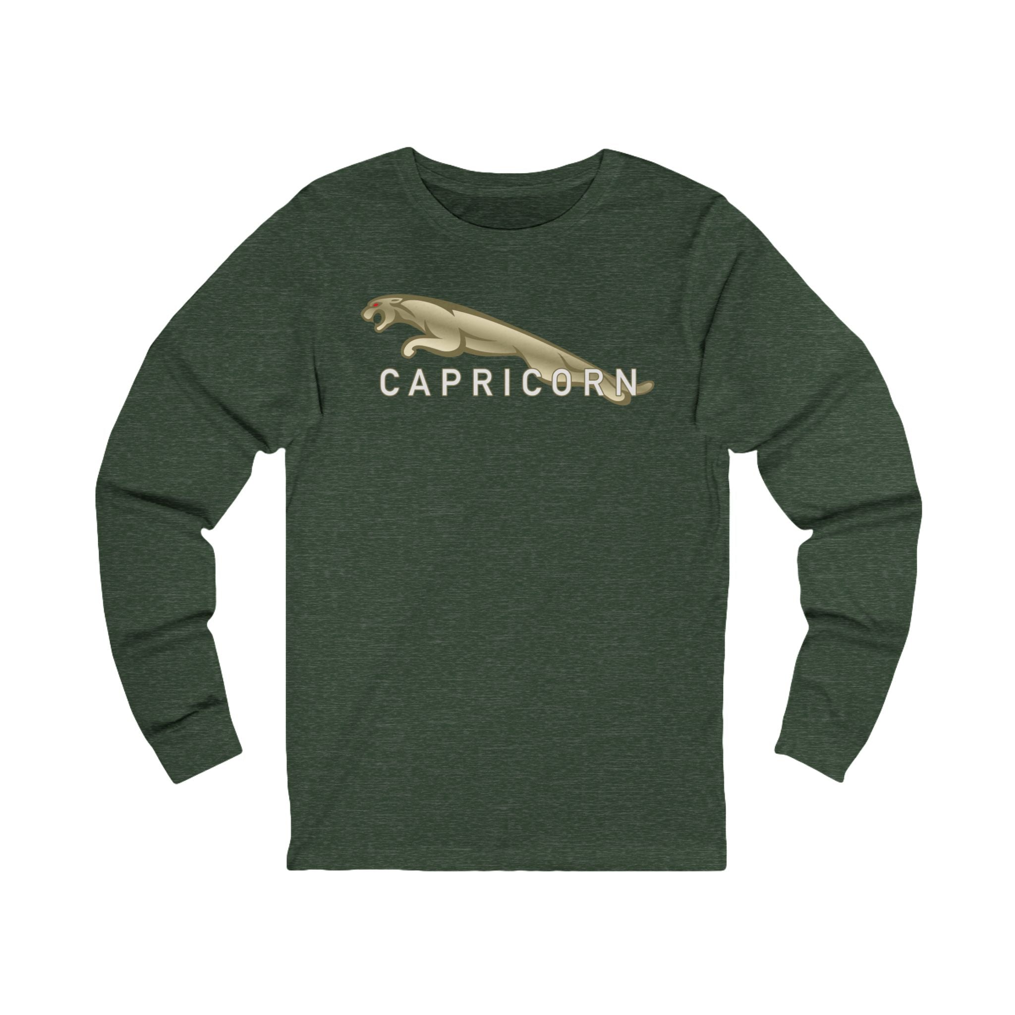 Capricorn (E) Jaguar Edition Unisex Jersey Long Sleeve Tee