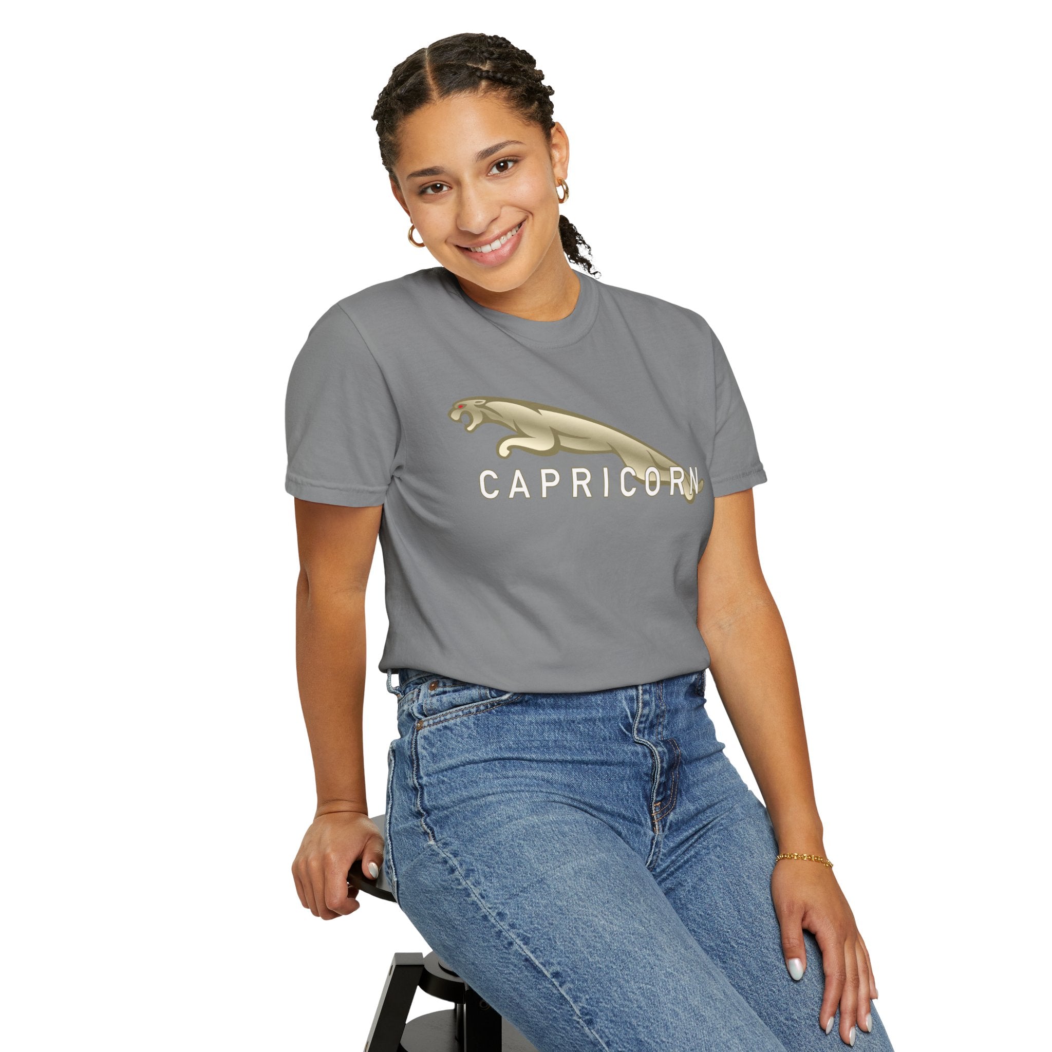 Capricorn (E) Jaguar Edition Heavyweight Box-Cut Tshirt