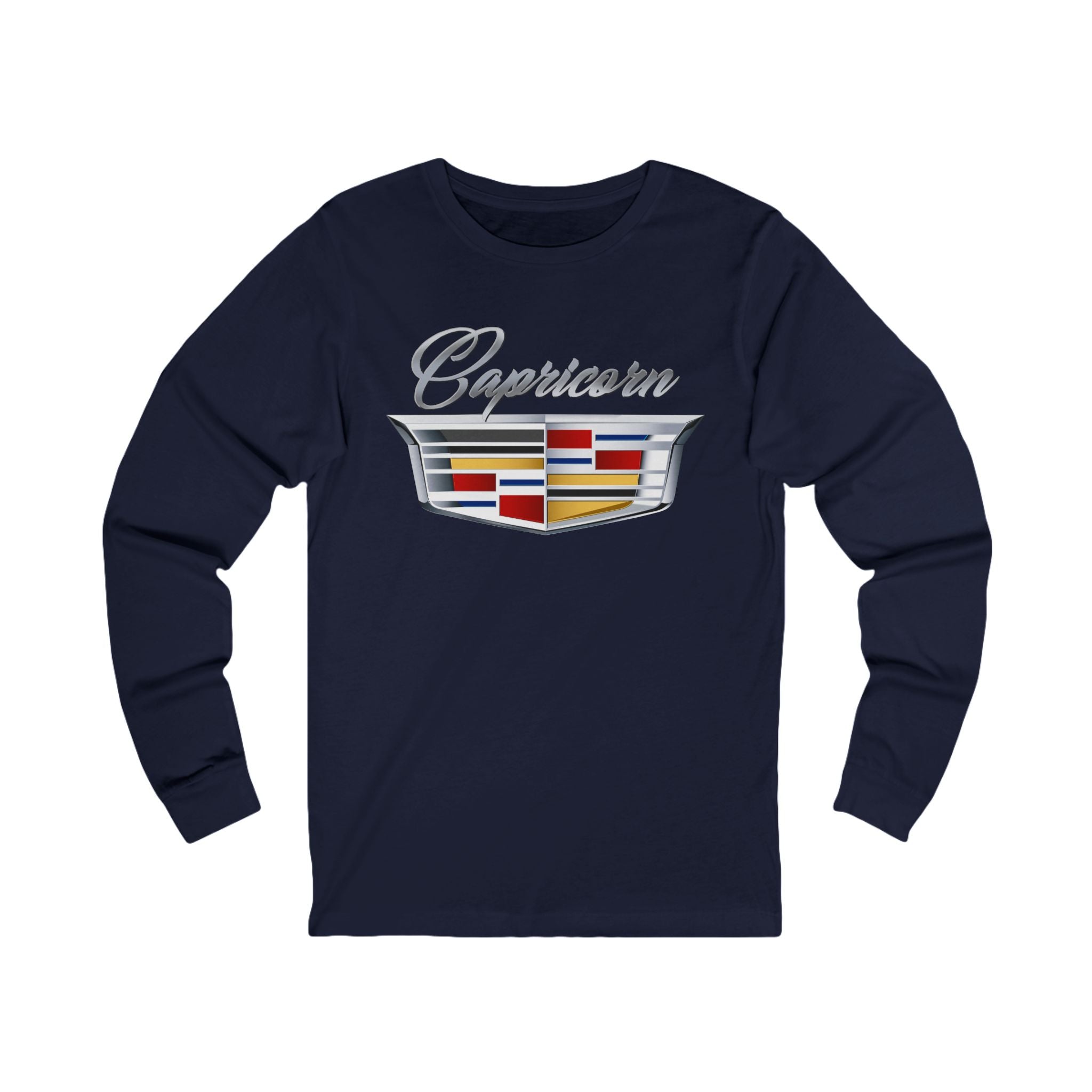 Capricorn (D) Cadillac Edition Unisex Jersey Long Sleeve Tee