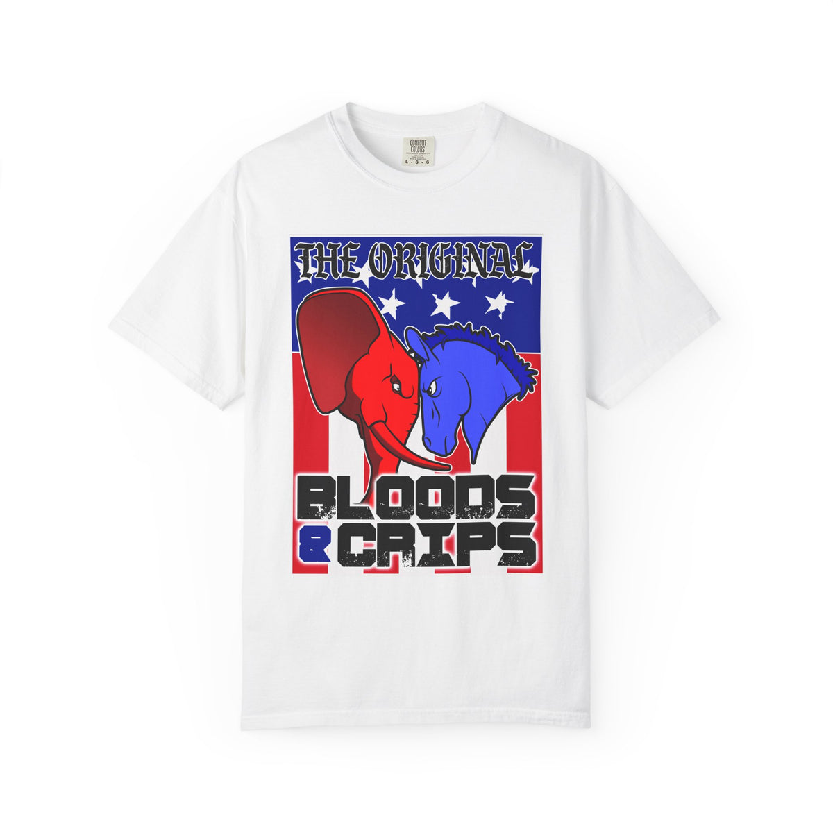 Bloods and Crips Heavyweight Box-Cut Tshirt