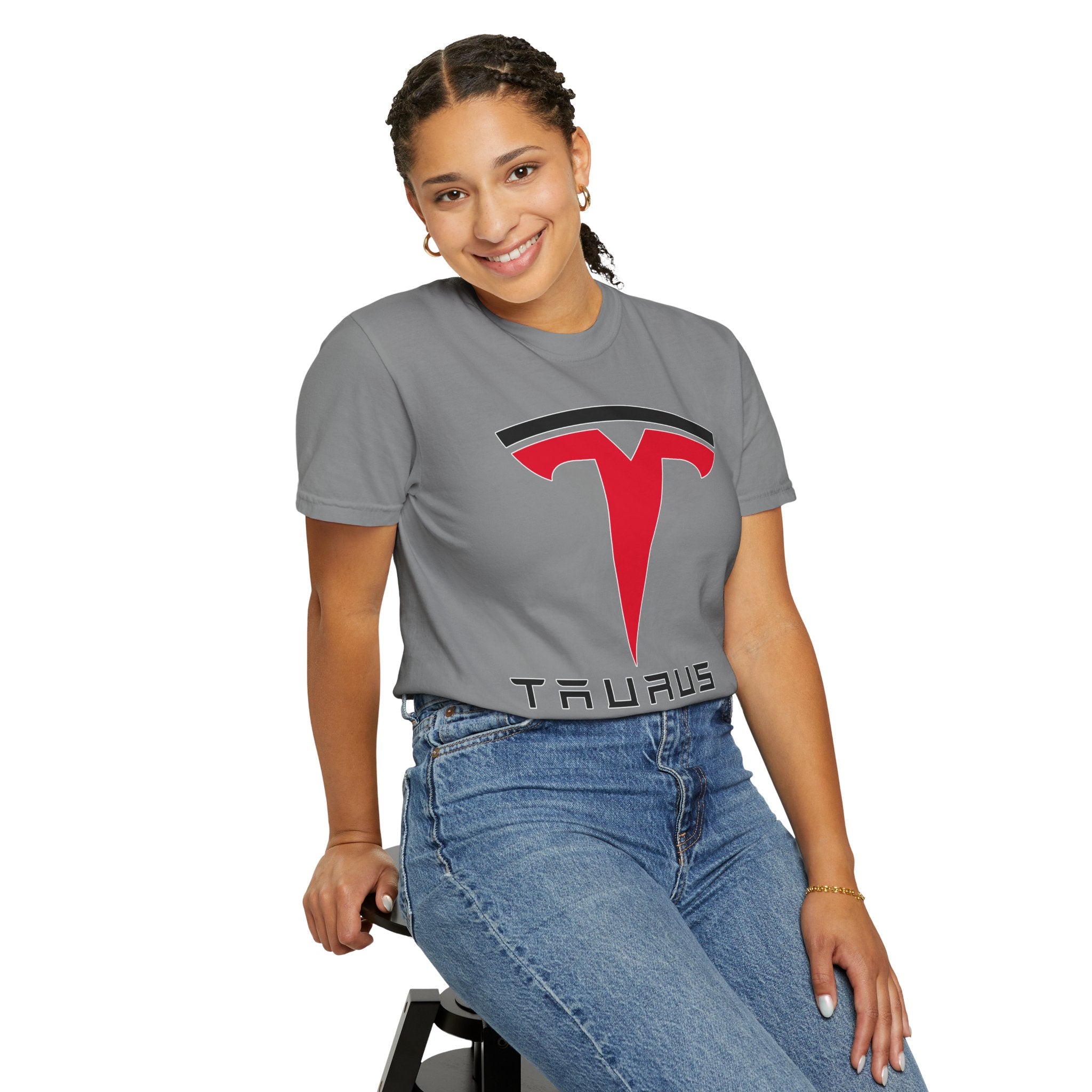 Taurus (D) Tesla Edition Heavyweight Box-Cut Tshirt