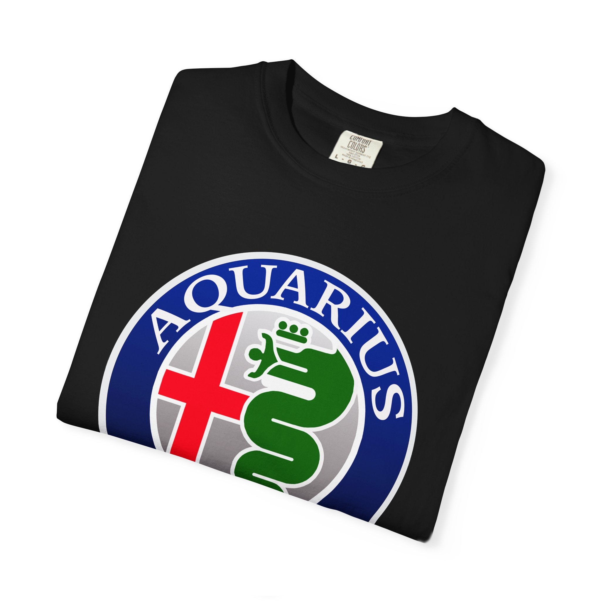 Aquarius (E) Alfa Romeo Edition Heavyweight Box-Cut Tshirt