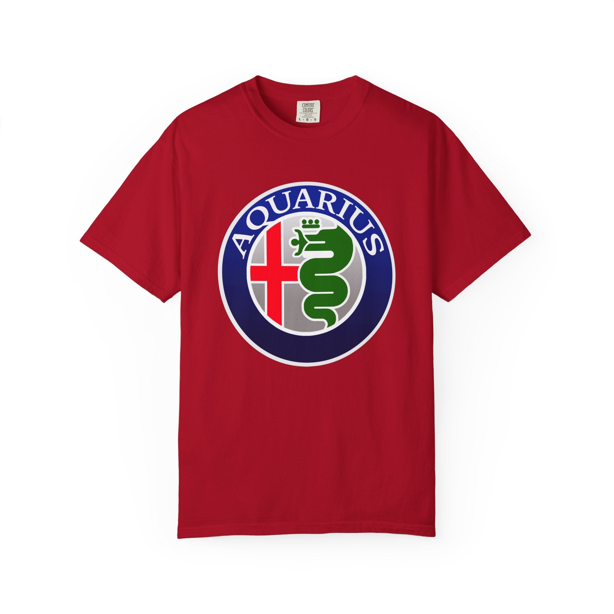 Aquarius (E) Alfa Romeo Edition Heavyweight Box-Cut Tshirt