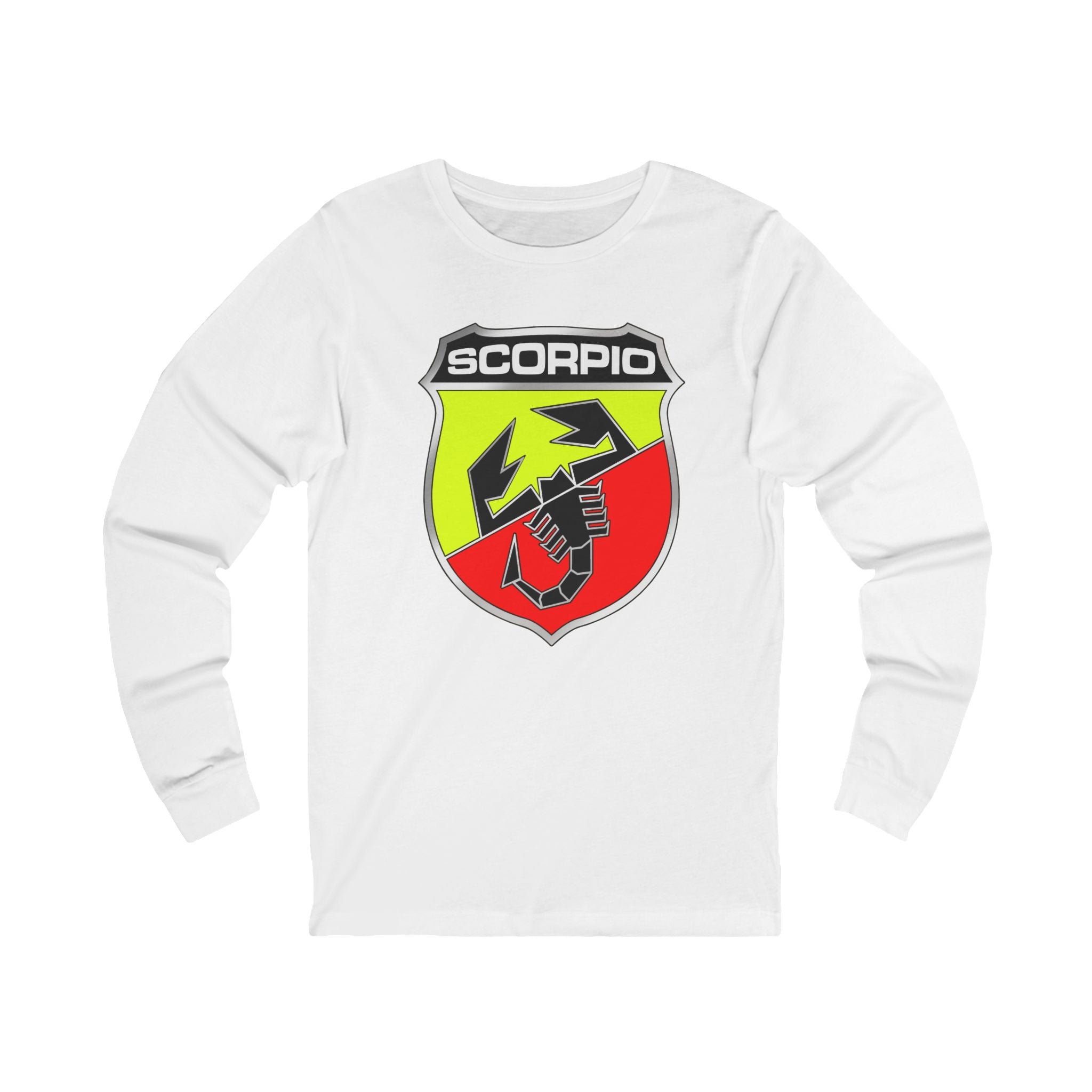 Scorpio (E) Fiat Abarth Unisex Jersey Long Sleeve Tee