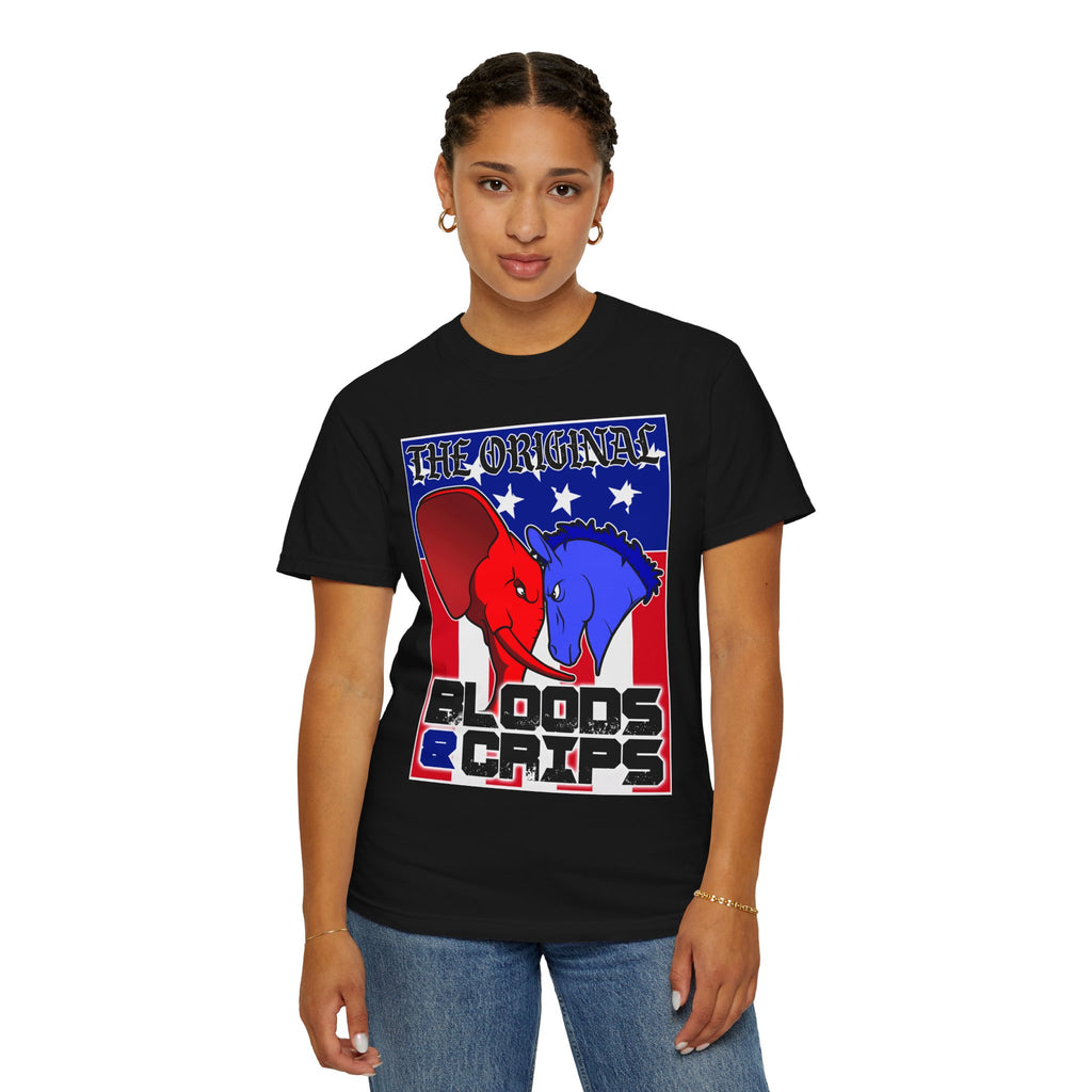 Bloods and Crips Heavyweight Box-Cut Tshirt