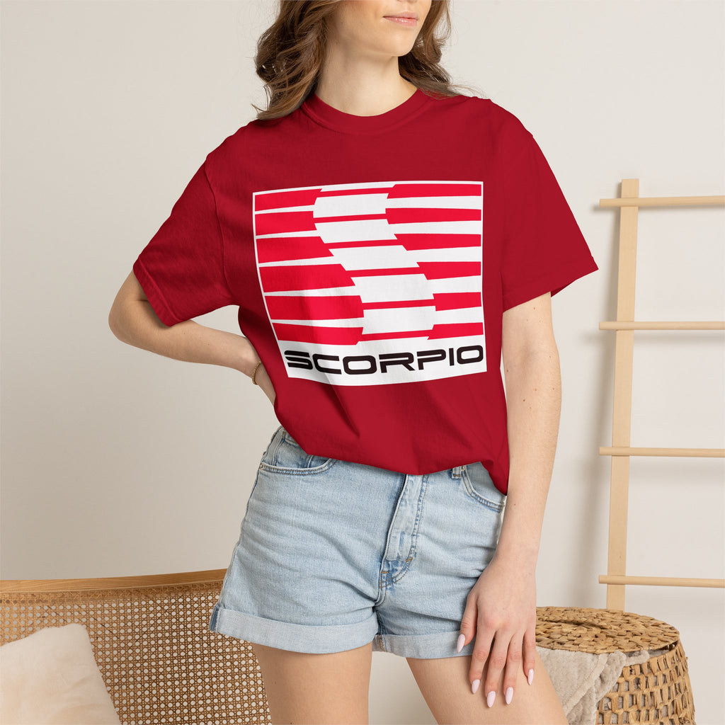 Scorpio (D) Saleen Mustang Heavyweight Box-Cut Tshirt