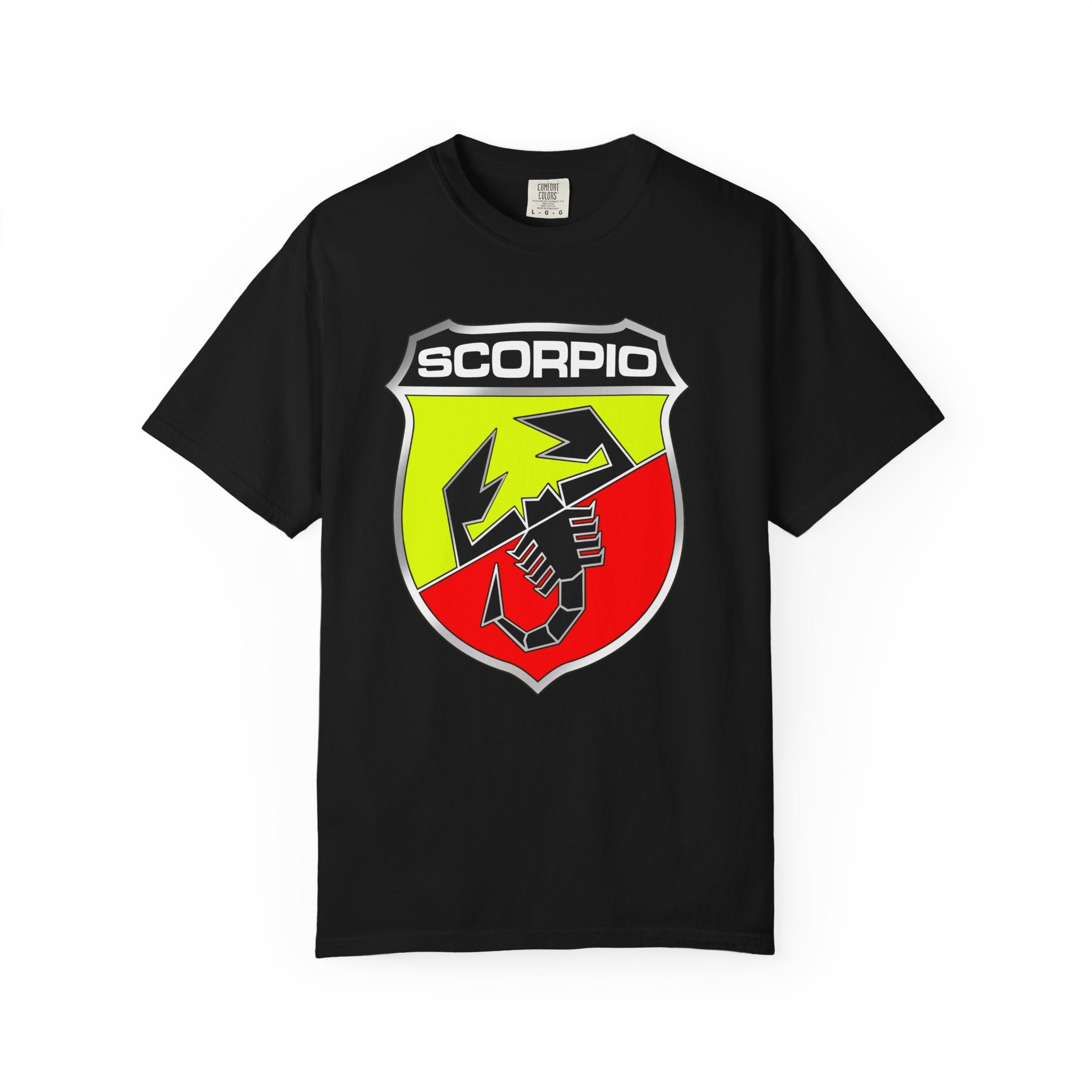 Scorpio (E) Fiat Abarth Heavyweight Box-Cut Tshirt