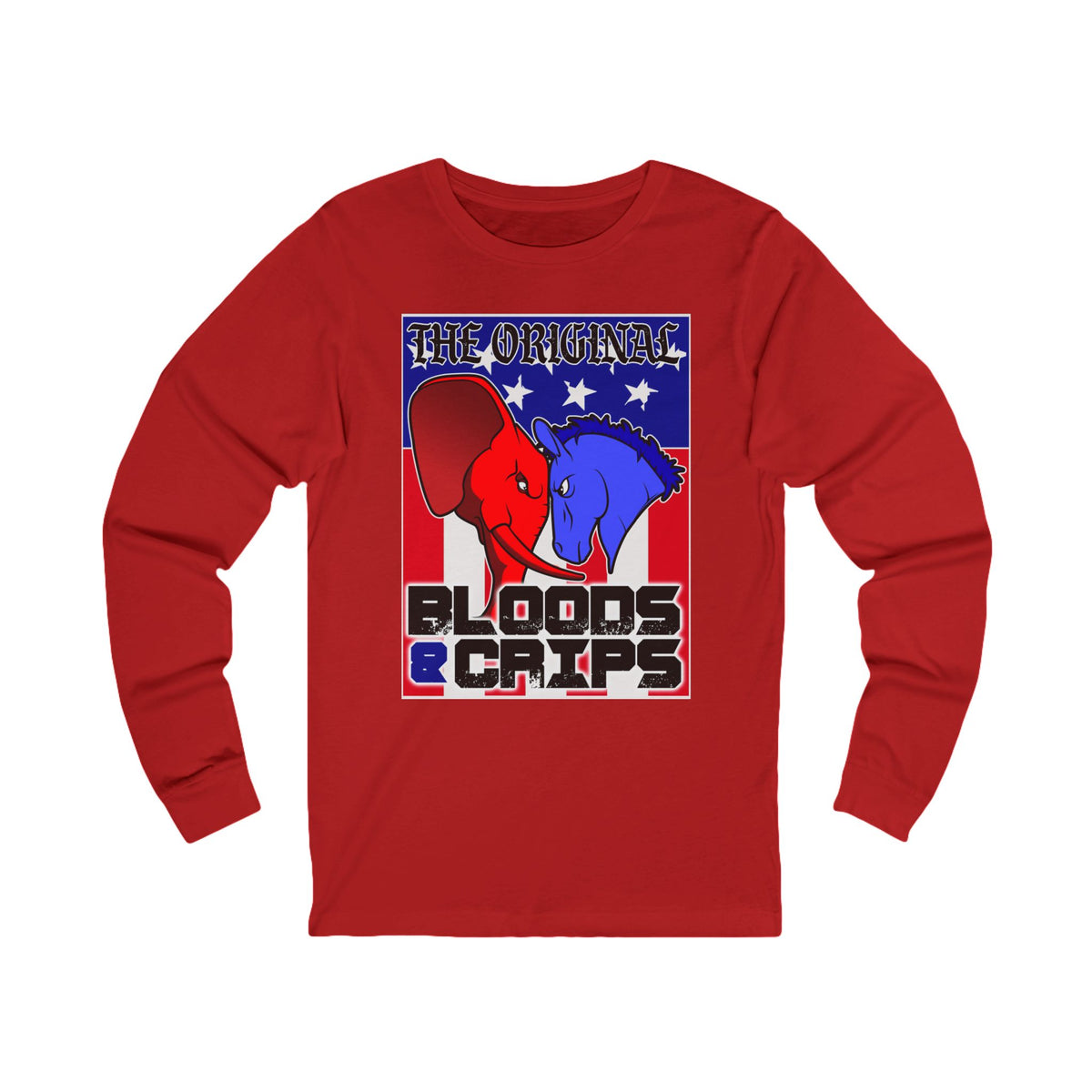Bloods and Crips Unisex Jersey Long Sleeve Tee