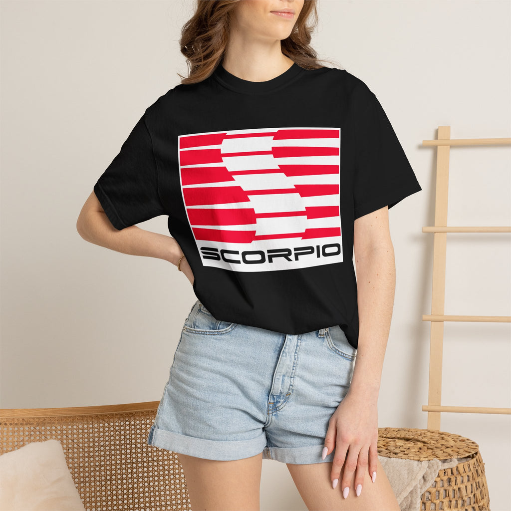 Scorpio (D) Saleen Mustang Heavyweight Box-Cut Tshirt