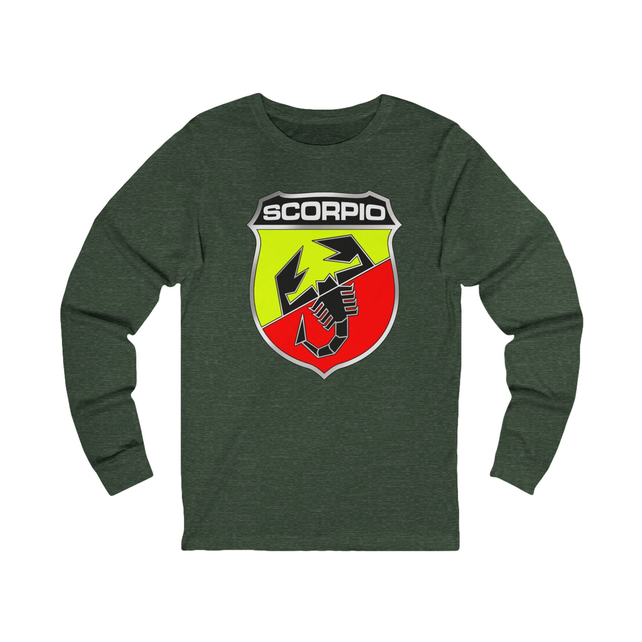 Scorpio (E) Fiat Abarth Unisex Jersey Long Sleeve Tee