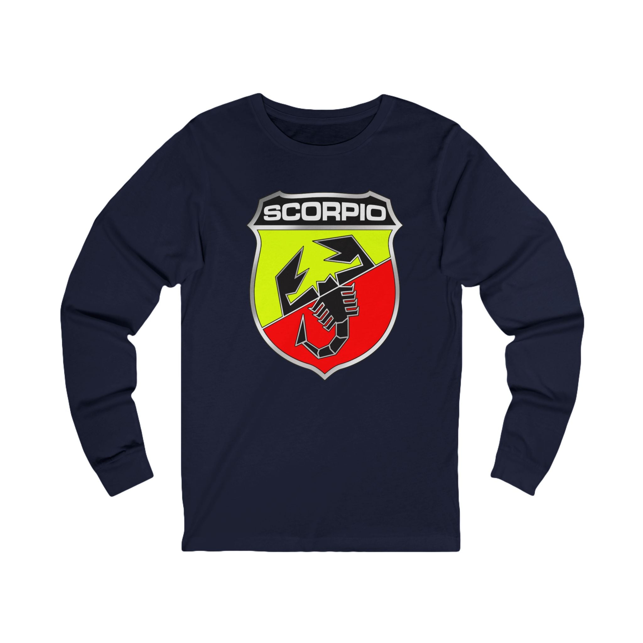 Scorpio (E) Fiat Abarth Unisex Jersey Long Sleeve Tee