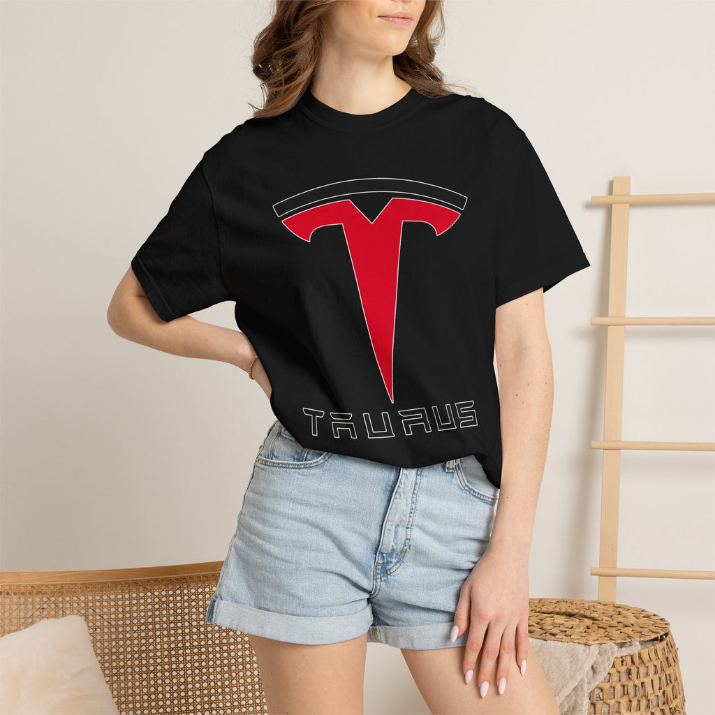 Taurus (D) Tesla Edition Heavyweight Box-Cut Tshirt