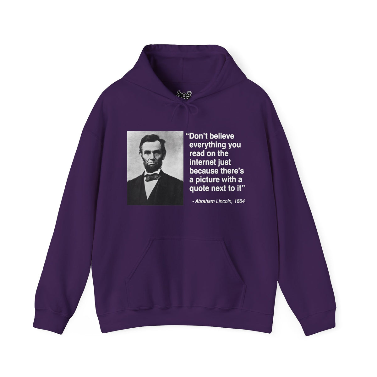 Abraham Lincoln Quote Hooded Sweatshirt