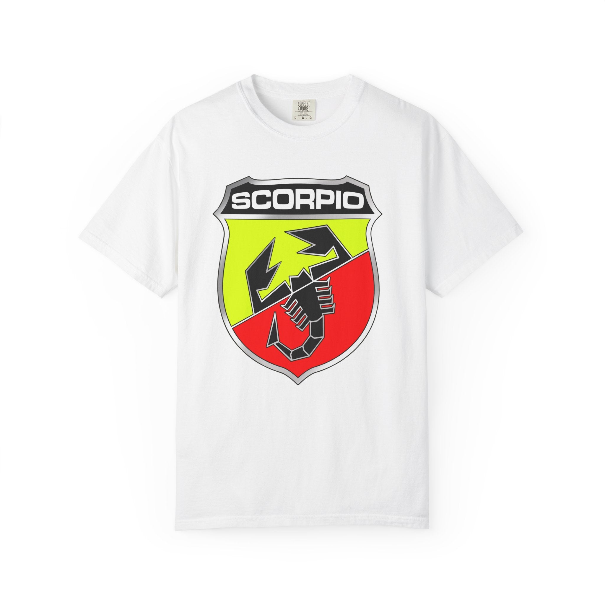 Scorpio (E) Fiat Abarth Heavyweight Box-Cut Tshirt