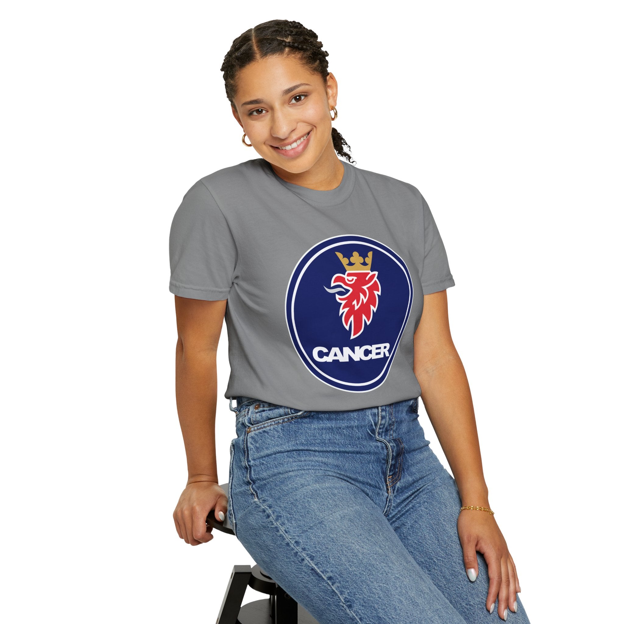 Cancer (E) Saab Edition Heavyweight Box-Cut Tshirt