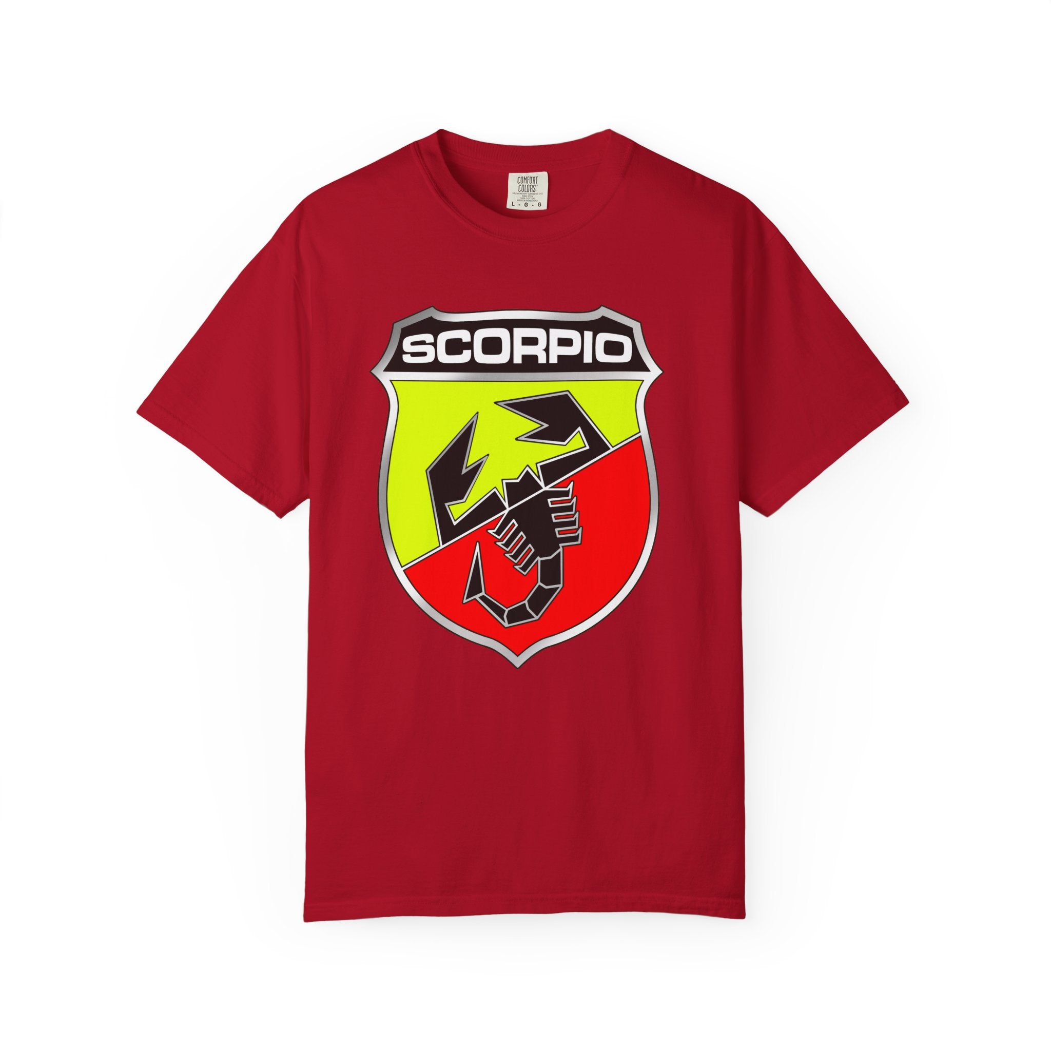 Scorpio (E) Fiat Abarth Heavyweight Box-Cut Tshirt