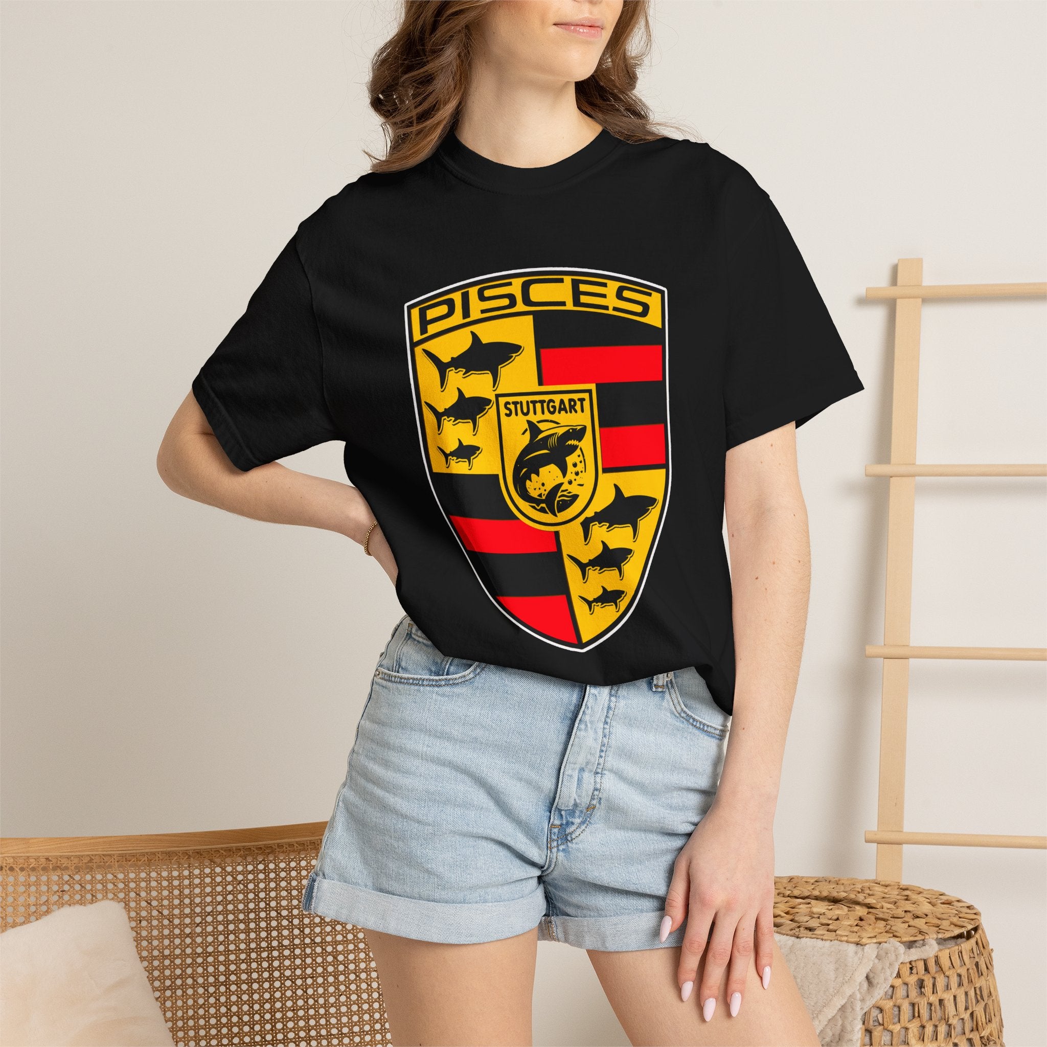 Pisces (E) Porsche Edition Heavyweight Box-Cut Tshirt