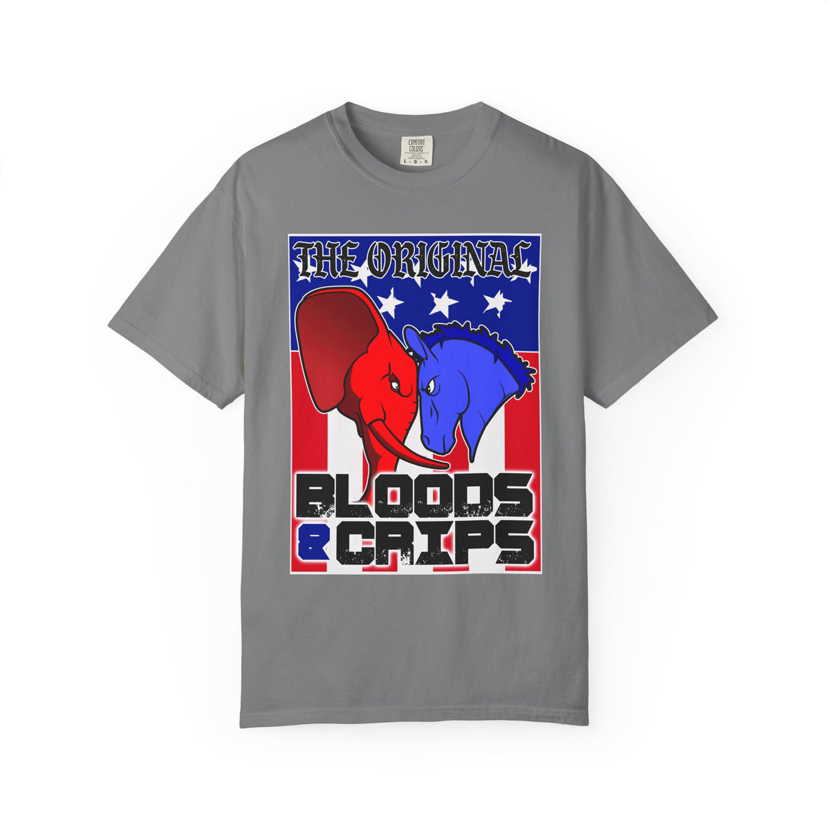 Bloods and Crips Heavyweight Box-Cut Tshirt