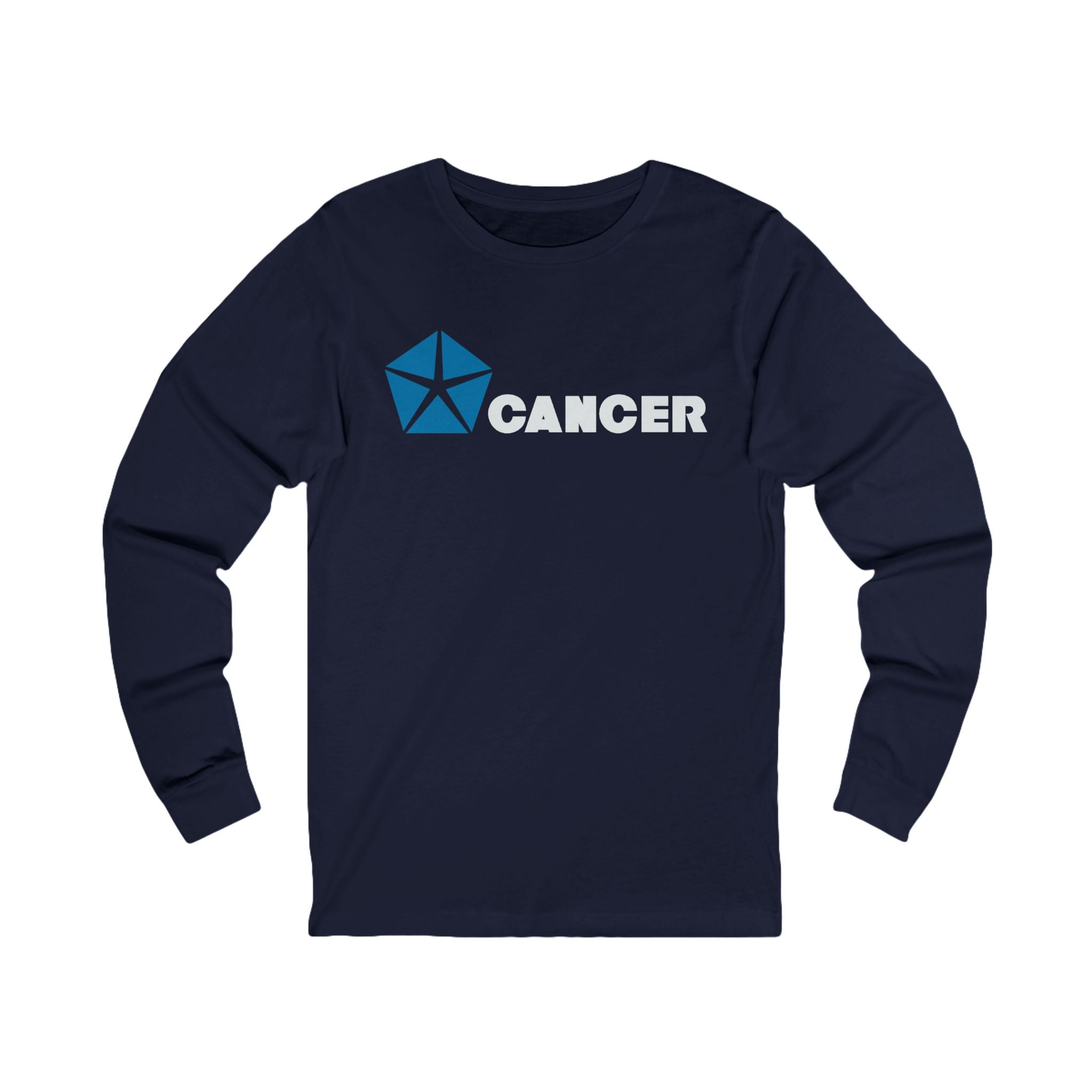 Cancer (D) Chrysler Edition Unisex Jersey Long Sleeve Tee