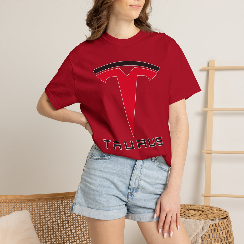 Taurus (D) Tesla Edition Heavyweight Box-Cut Tshirt