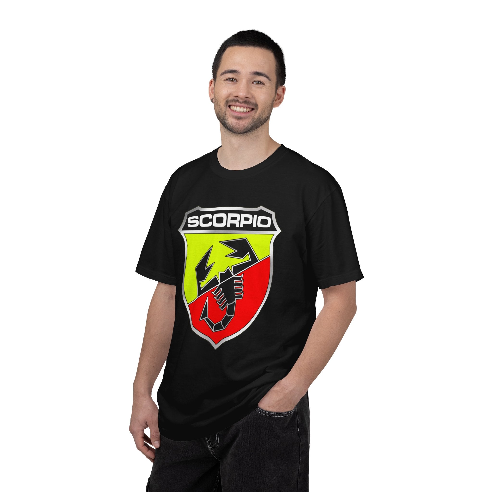 Scorpio (E) Fiat Abarth Heavyweight Box-Cut Tshirt