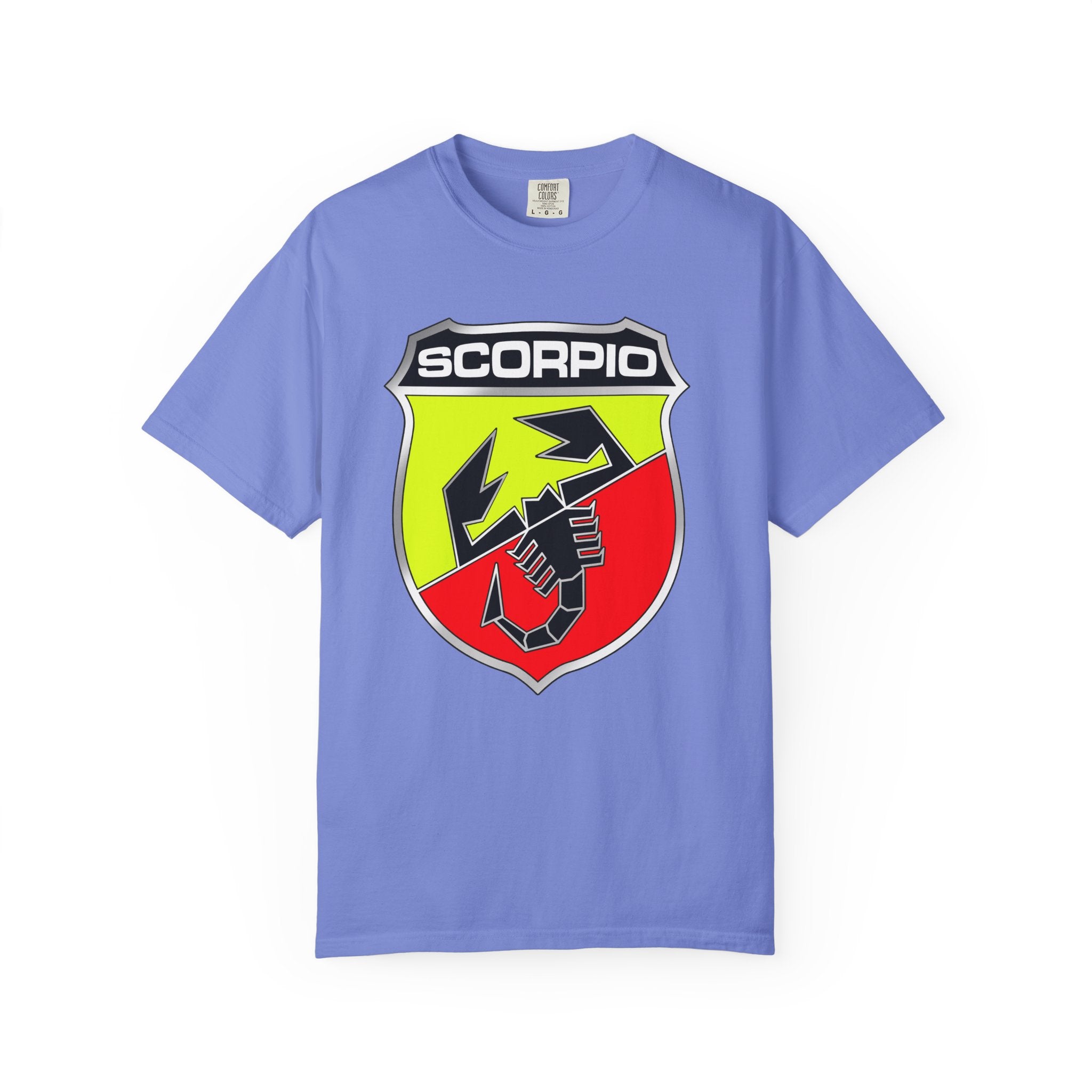 Scorpio (E) Fiat Abarth Heavyweight Box-Cut Tshirt