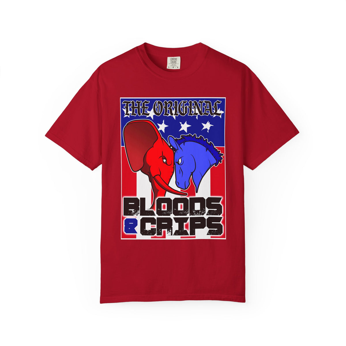 Bloods and Crips Heavyweight Box-Cut Tshirt