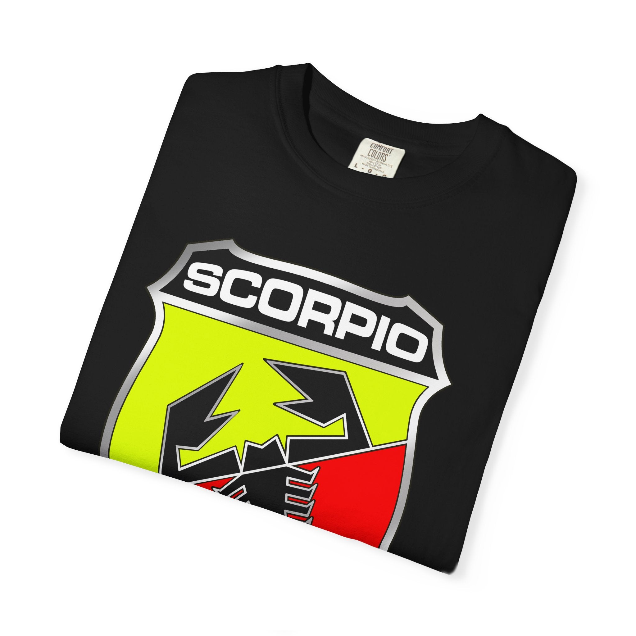 Scorpio (E) Fiat Abarth Heavyweight Box-Cut Tshirt