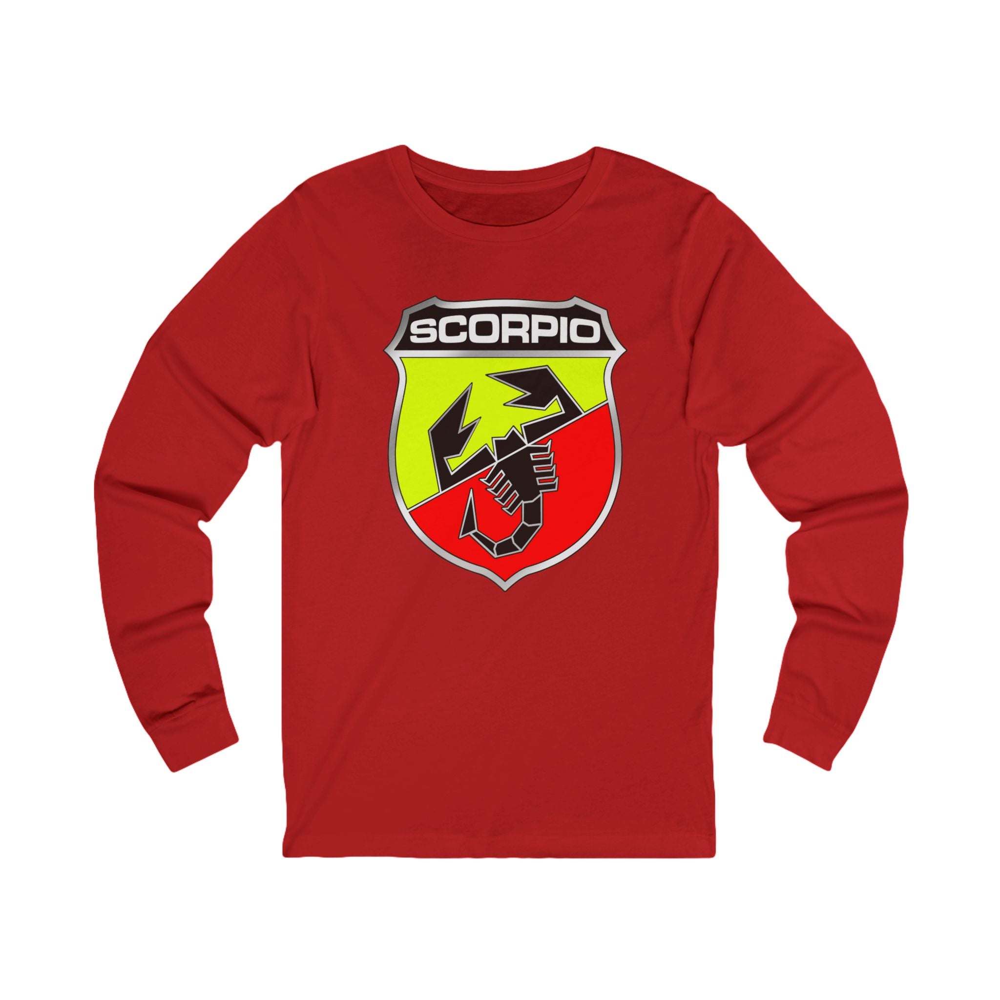 Scorpio (E) Fiat Abarth Unisex Jersey Long Sleeve Tee