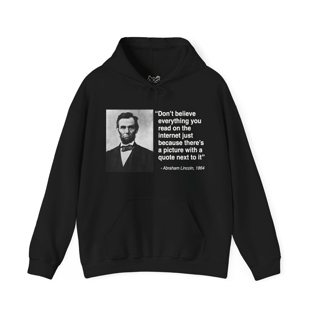 Abraham Lincoln Quote Hooded Sweatshirt