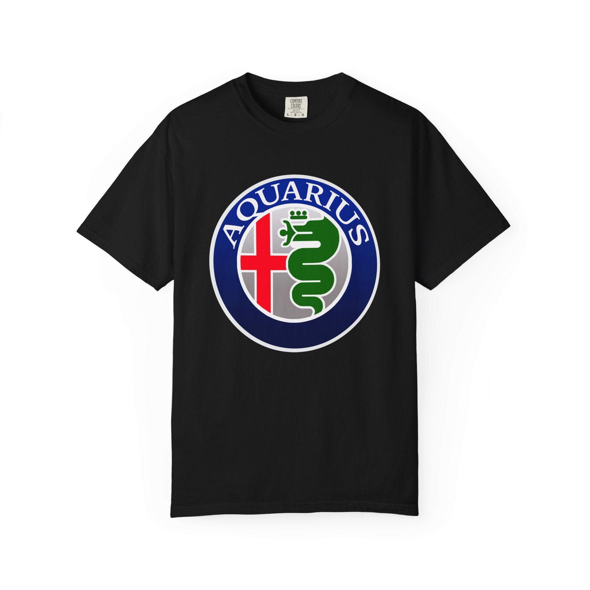 Aquarius (E) Alfa Romeo Edition Heavyweight Box-Cut Tshirt