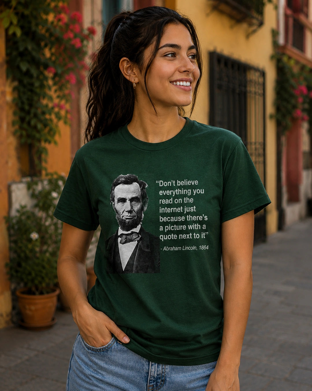 Abraham Lincoln Quote Unisex Soft Tshirt
