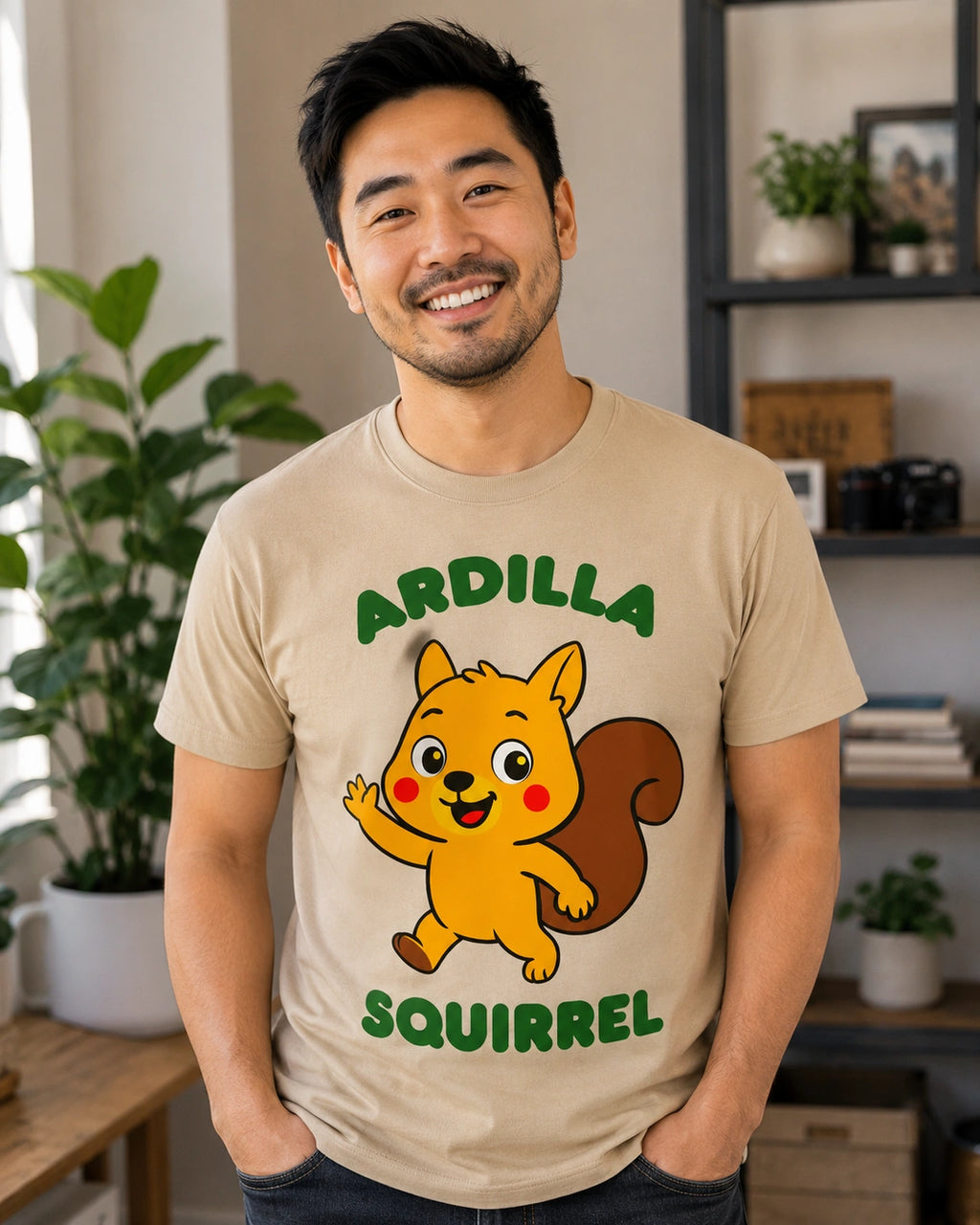 Ardilla (Spanish) Squirrel - Adult unisex soft t-shirt
