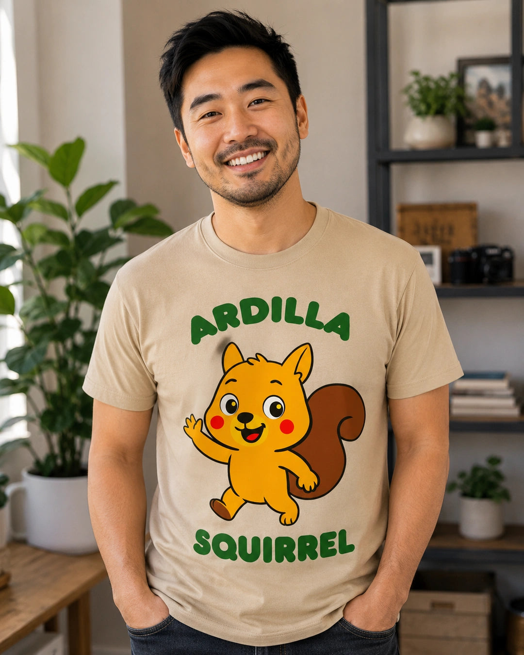 Ardilla (Spanish) Squirrel - Adult unisex soft t-shirt