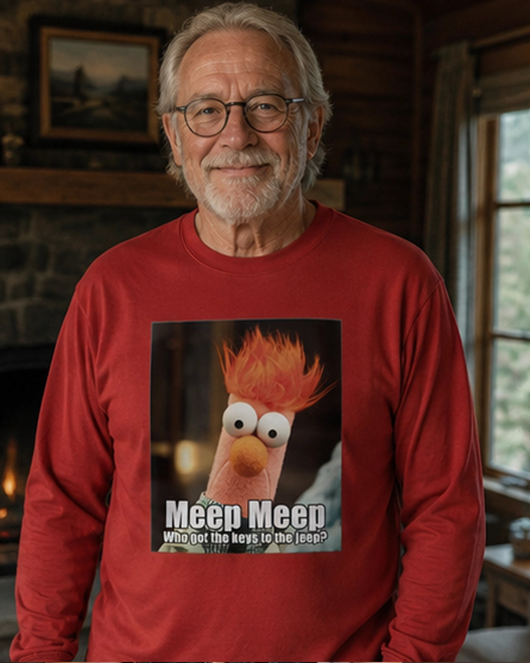 Beeker Meep Meep Unisex Jersey Long Sleeve Tee
