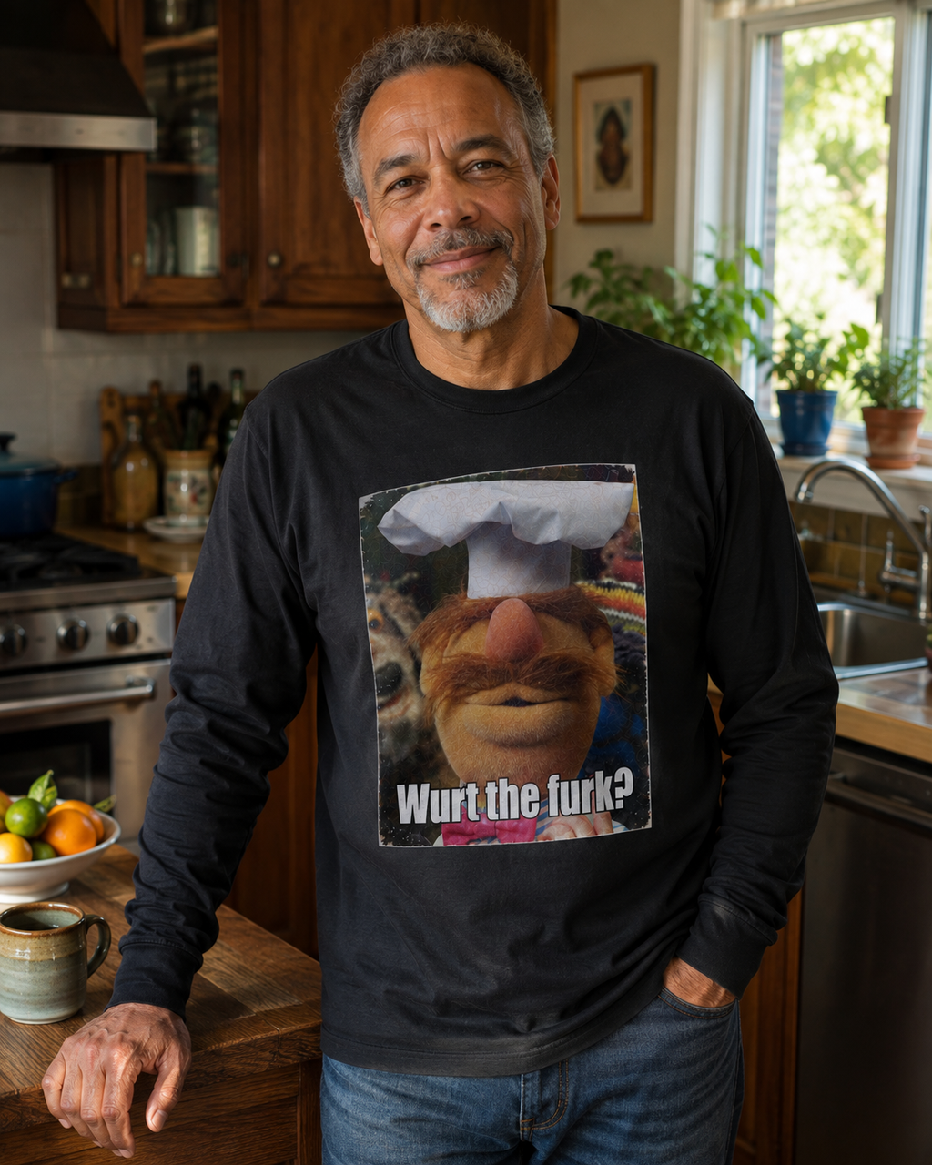 Swede Chef WTF Unisex Jersey Long Sleeve Tee
