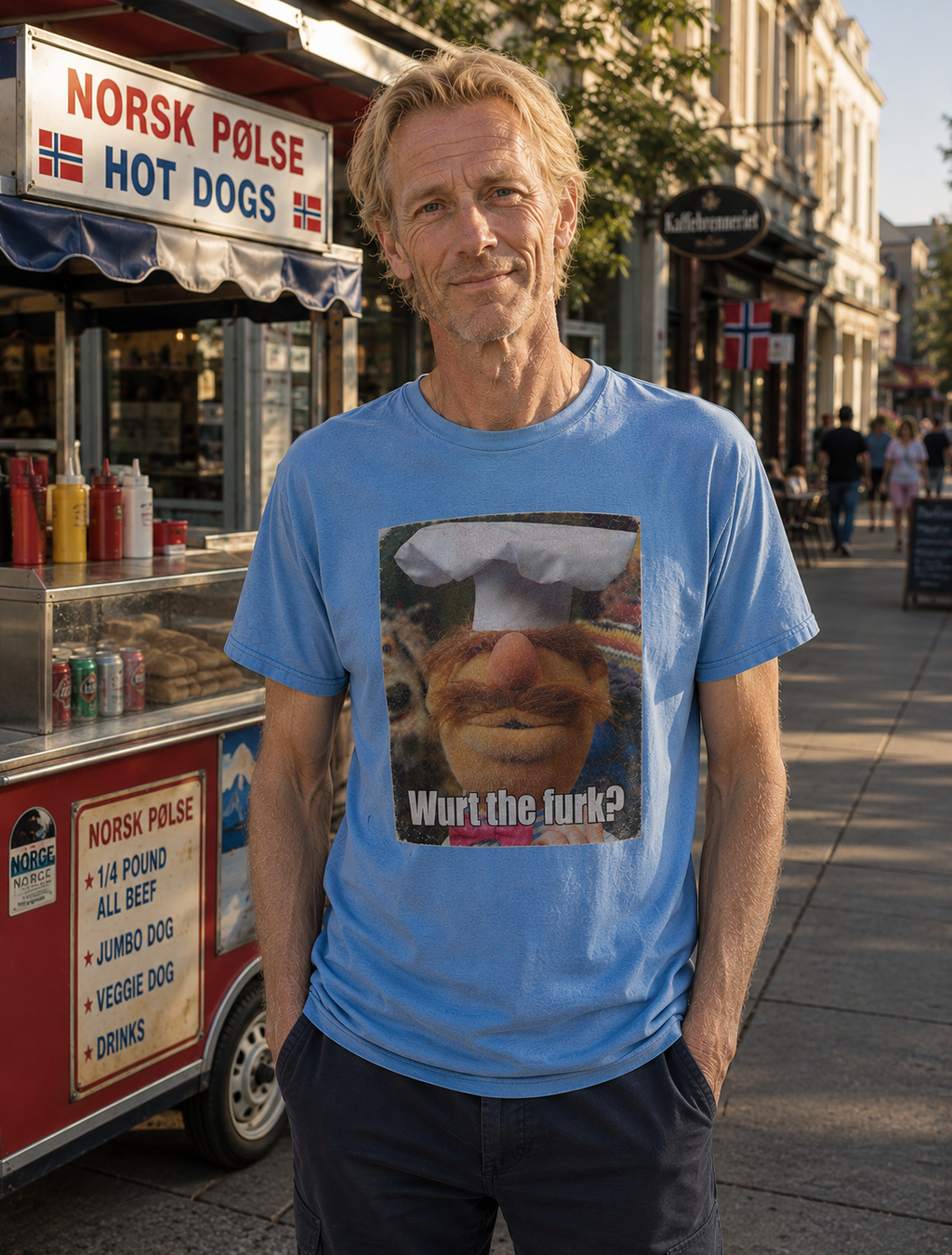 Swede Chef WTF Heavyweight Box-Cut Tshirt