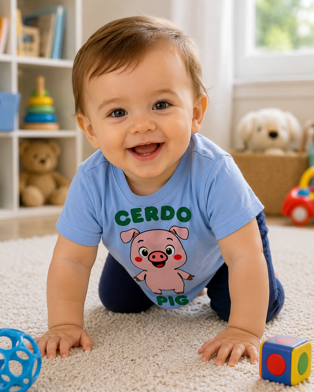 Cerdo (Spanish) Pig - Toddler t-shirt